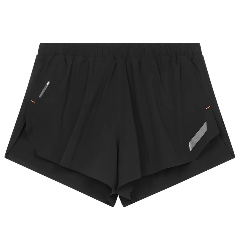 SOAR Running Mens Split Shorts Black メンズランニングウェア