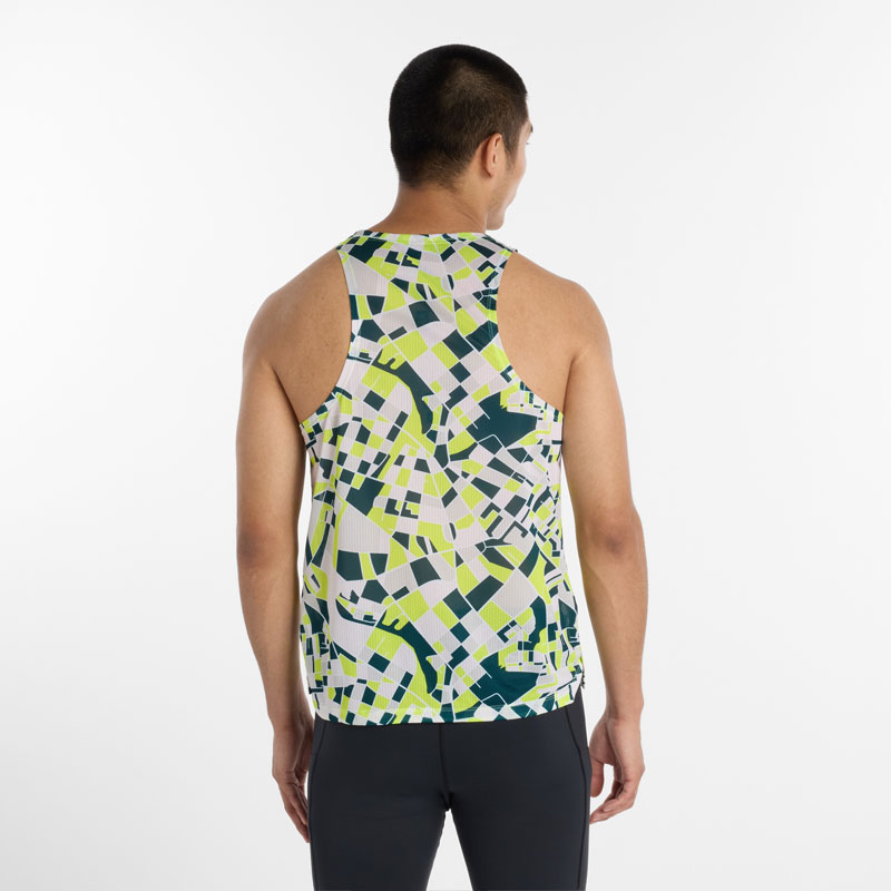 ニューバランス RBC Brooklyn Half シングレット OUTLINE メンズ