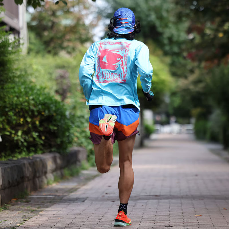 ELDORESO Watching Long Tee ����ɥ�å� ���˥� 2025FW(e1105225blue)