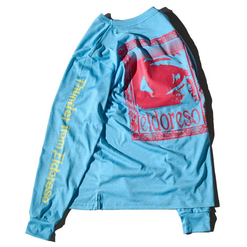 ELDORESO Watching Long Tee ����ɥ�å� ���˥� 2025FW(e1105225blue)