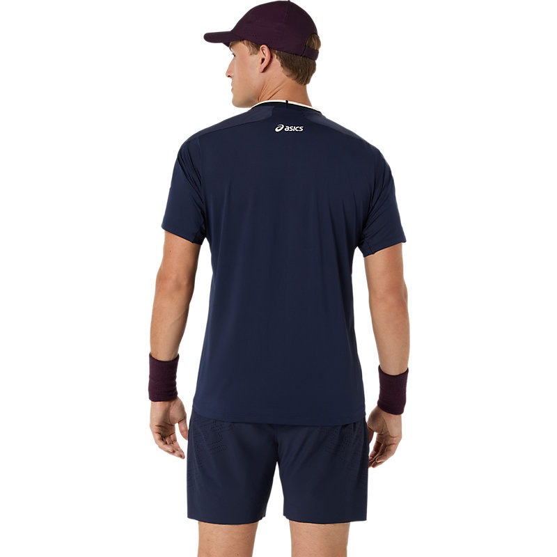 海外サイズ アシックス MATCH JACQUARD TEE ジャカード Tシャツ テニス
