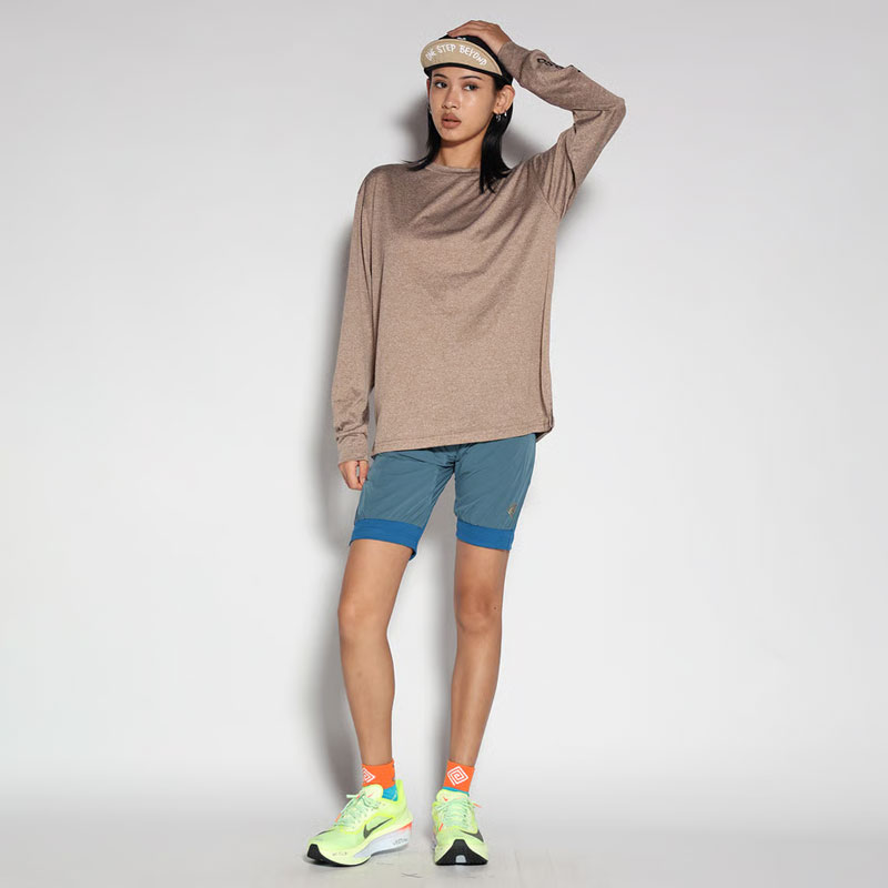 ELDORESO Watching Long Tee ����ɥ�å� ���˥� 2025FW(e1105225brown)