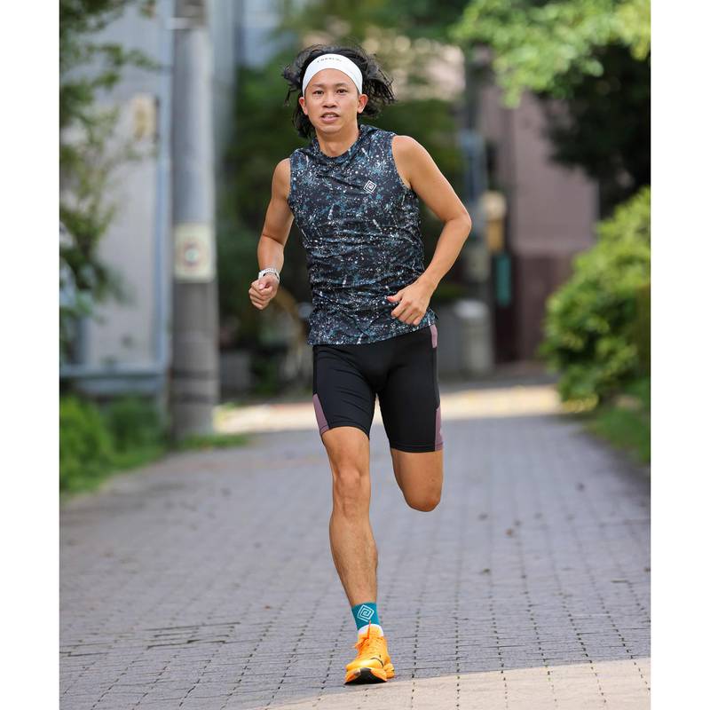 ELDORESO Joseph Sleeveless E1227226 GREEN エルドレッソ ランニング