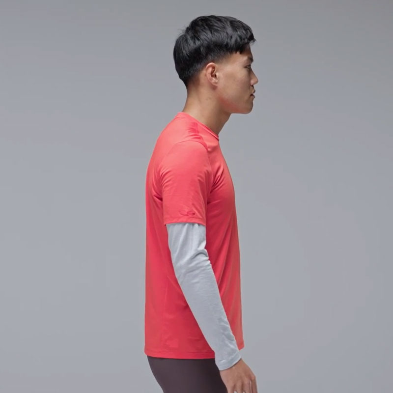SOAR Running Mens Eco Tech T orange メンズランニングウェア 2025AW