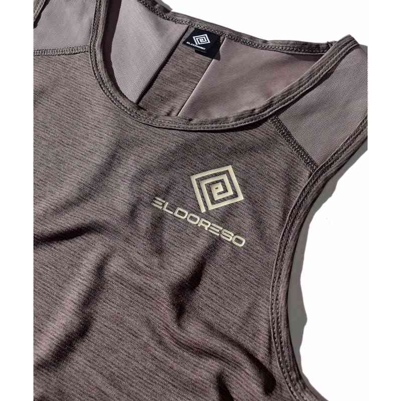 ELDORESO Earnest Tank E1227326 BROWN エルドレッソ ランニング