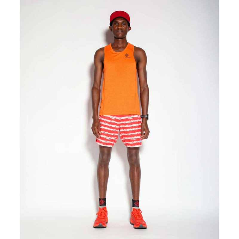 み*た様 エルドレッソ　レッド　半袖　ドクロ　ランニング　サイズＬ ELDORESO Earnest Tank E1227326 ORANGE エルドレッソ ランニング