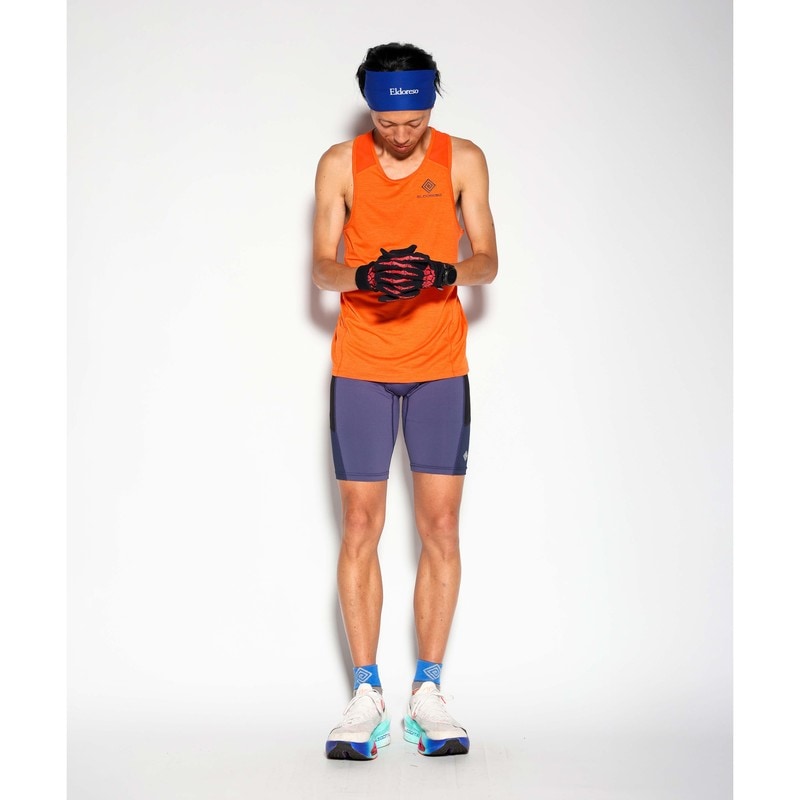 ELDORESO Earnest Tank E1227326 ORANGE エルドレッソ ランニング