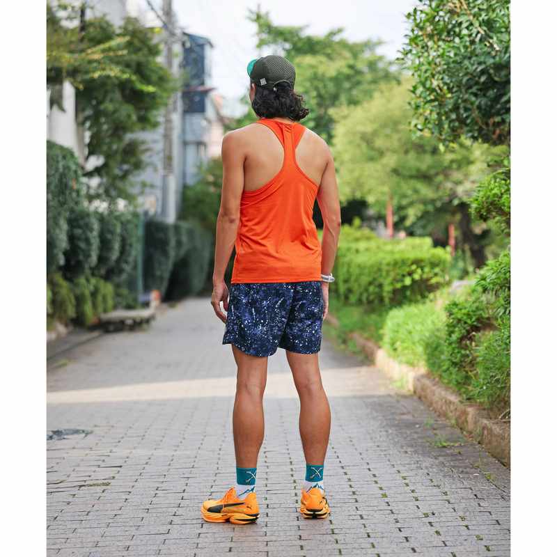 ELDORESO Earnest Tank E1227326 ORANGE エルドレッソ ランニング