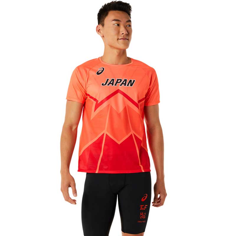 アシックス 陸上日本代表レプリカ 半袖シャツ REPLICA SS TOP