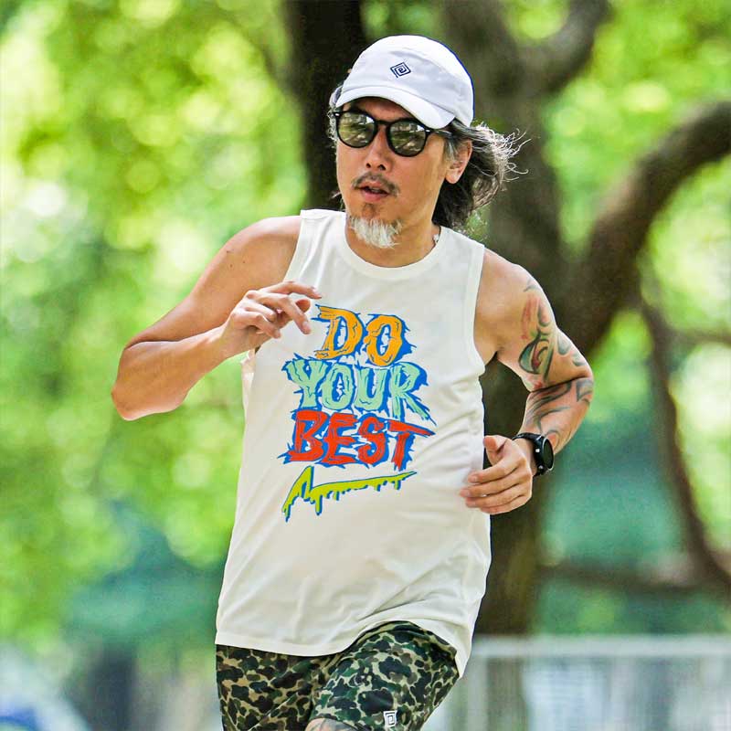 ELDORESO Do Your Best Tank エルドレッソ ランニング 2025FW