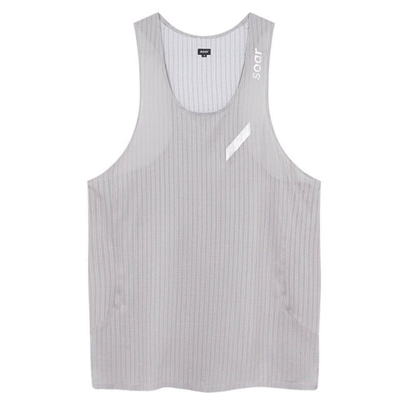 SOAR Running Mens RACE VEST grey ��󥺥��˥󥰥����� 2025AW wsom(aw25sv7mgrey)