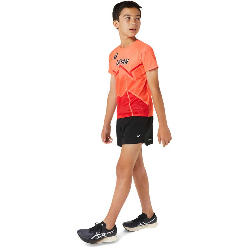 男子日本代表ノースリーブ アシックス ジュニア Jr 陸上日本代表レプリカ 半袖シャツ REPLICA SS