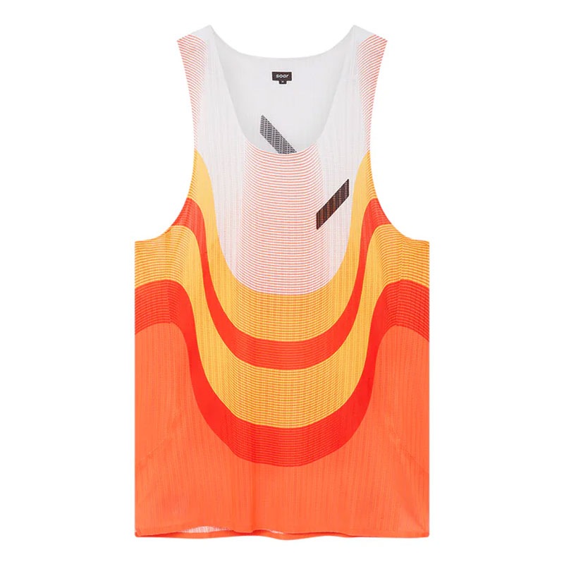 SOAR Running Mens RACE VEST orange red white 󥺥˥󥰥 2025AW wsom(aw25sv7morangeredwhite)