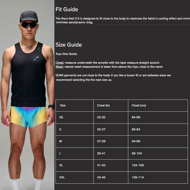 SOAR Running Mens RACE VEST 10year 󥺥˥󥰥 2025AW wsom(aw25sv7msoar10year)