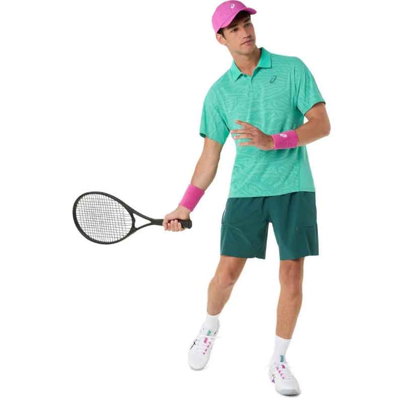 アシックス MATCH JACQUARD POLO SS TOP ポロシャツ 半袖シャツ asics