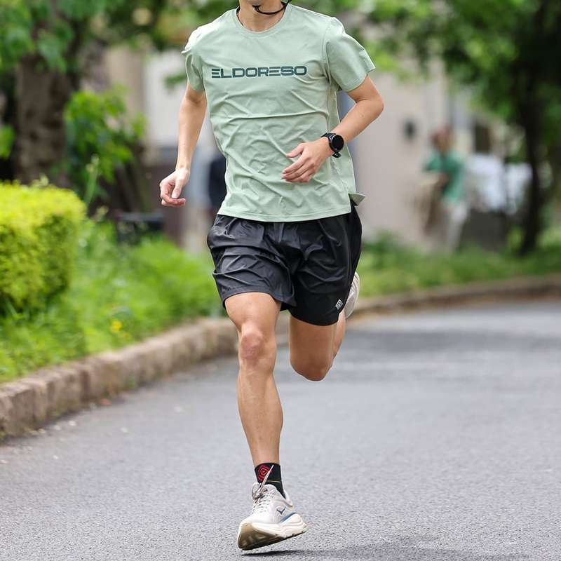 ELDORESO Logo Tee エルドレッソ ランニング 2026SS e1018016 green