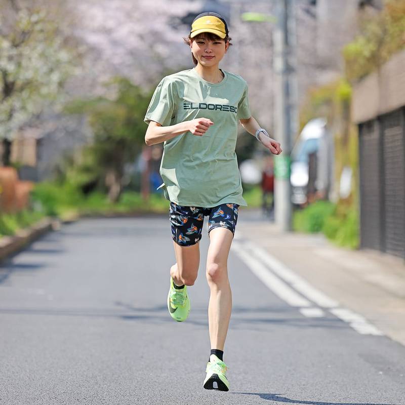 ELDORESO Logo Tee エルドレッソ ランニング 2026SS e1018016 green