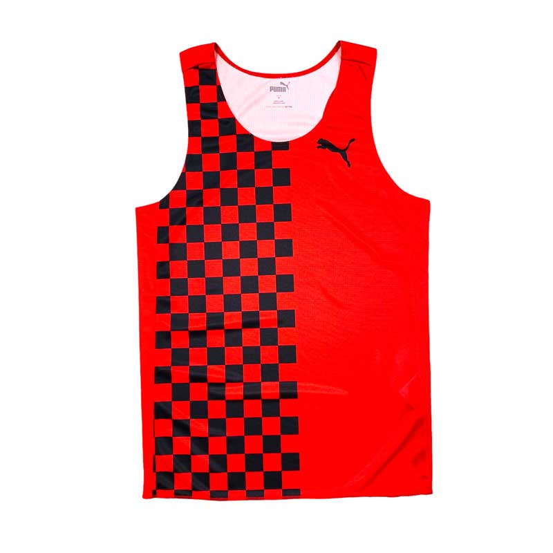 ס 󥰥å SINGLET HF CHECKER M PUMA ݡĥꥸʥ 󥺥˥󥰥 wpu(pumrt202457)