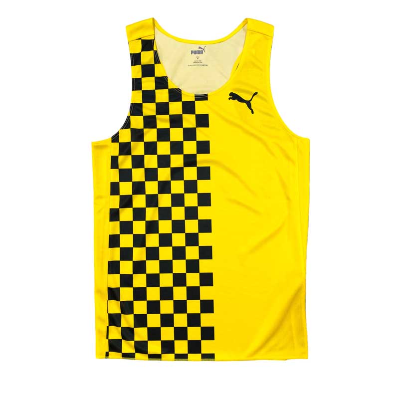 ס 󥰥å SINGLET HF CHECKER M PUMA ݡĥꥸʥ 󥺥˥󥰥 wpu(pumrt202458)  rtank