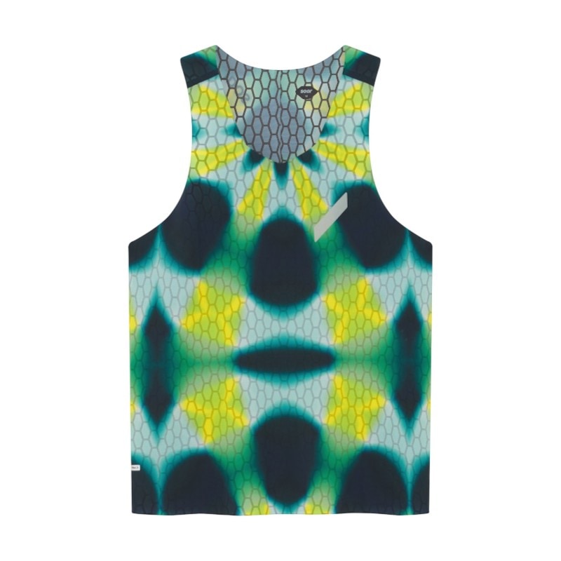 SOAR Running Mens GRAPHENE VEST SV5M GREEN メンズランニングウェア
