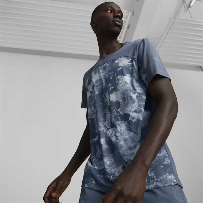 PUMA RUN AOP եå SS TEE M ס 󥺥˥󥰥 wpum(52220318)  2502wtk ʸԲ 饤