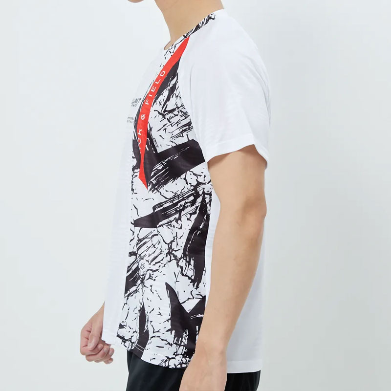 NISHI ニシスポーツ グラフィックジャカードTシャツ 陸上 ランニング