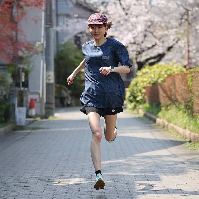 ELDORESO Figure Tee エルドレッソ ランニング 2026SS e1018116 navy