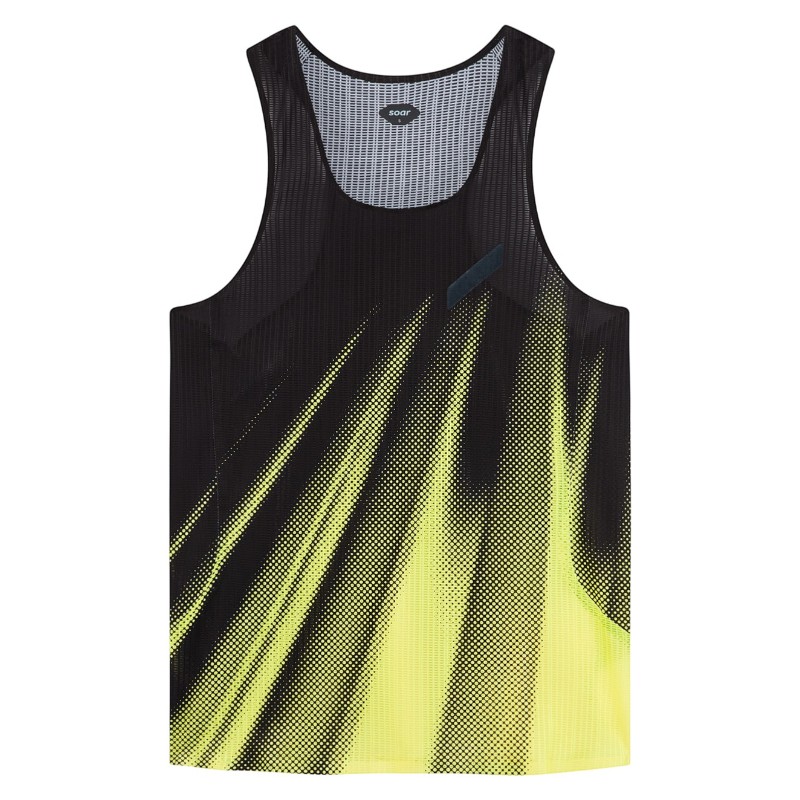 SOAR Running Mens RACE VEST 2.0 SV7M Black Yellow Dot ��󥺥��˥󥰥����� 2026AW wsom(aw26sv7mblkye)
