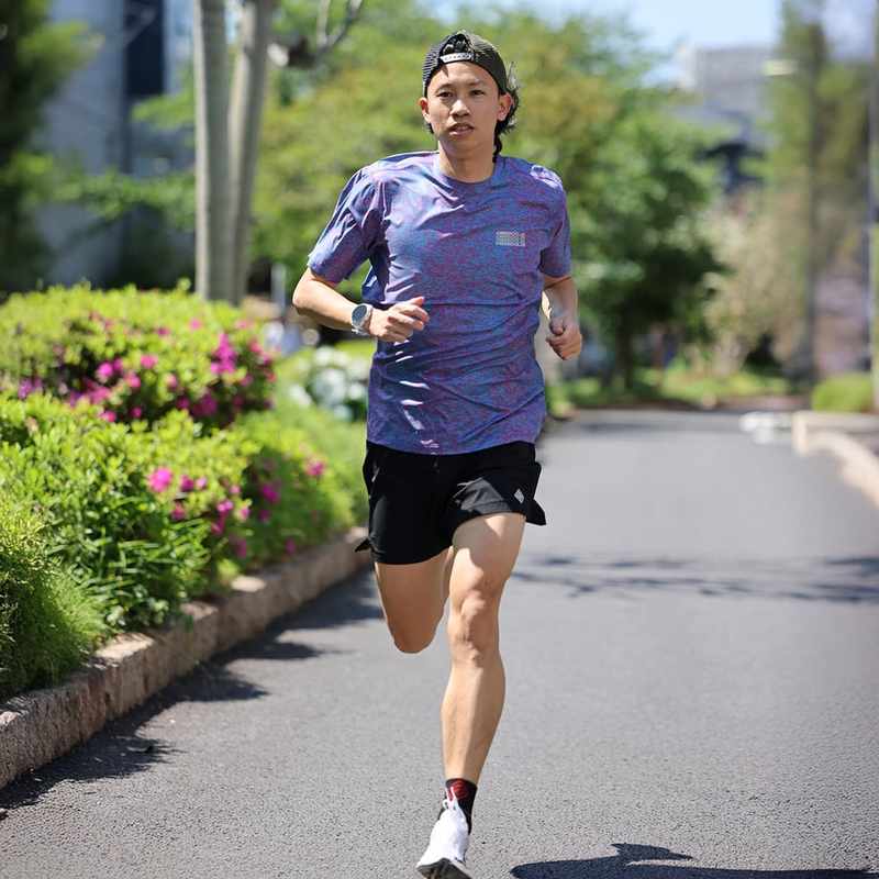 ELDORESO Figure Tee エルドレッソ ランニング 2026SS e1018116 purple
