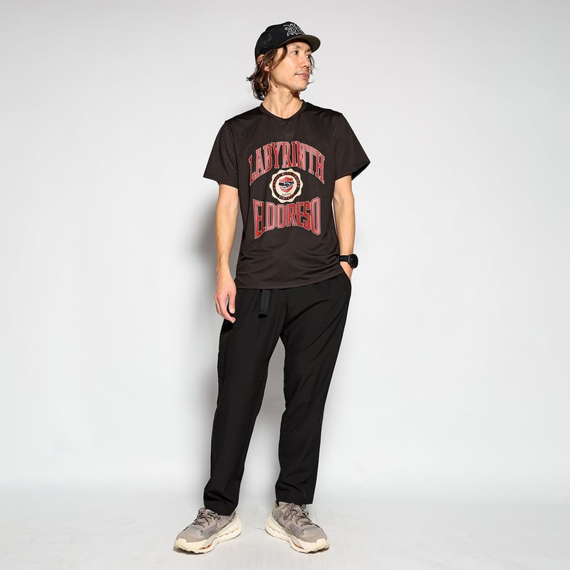 ELDORESO Labyrinth Tee ����ɥ�å� ���˥� 2026SS e1018216 black(e1018216black)
