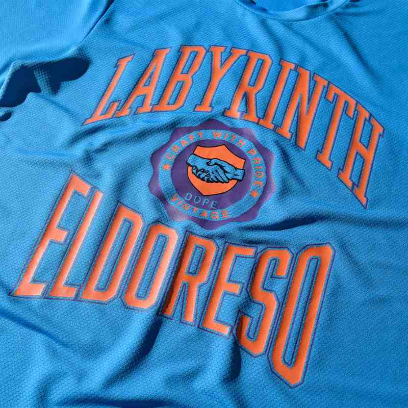 ELDORESO Labyrinth Tee ����ɥ�å� ���˥� 2026SS e1018216 blue(e1018216blue)