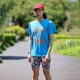ELDORESO Labyrinth Tee ����ɥ�å� ���˥� 2026SS e1018216 blue(e1018216blue)
