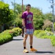 ELDORESO Labyrinth Tee ����ɥ�å� ���˥� 2026SS e1018216 purple (e1018216purple)