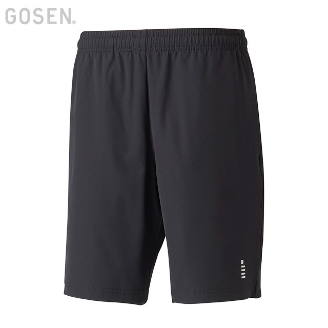 GOSEN ソフトテニス ハーフパンツ 柄パン 黒 ゴーセン GOSEN ユニ ハーフパンツ バドミントン ソフトテニス