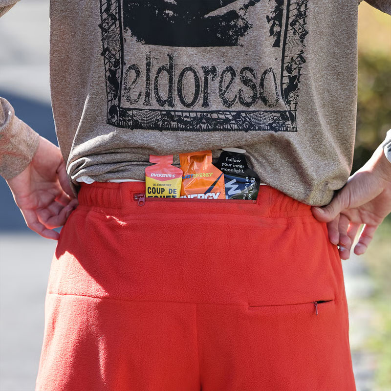 ELDORESOエルドレッソ ランニングパンツ オレンジ　Lサイズ ELDORESO Fleece Pants エルドレッソ ランニング 2025FW