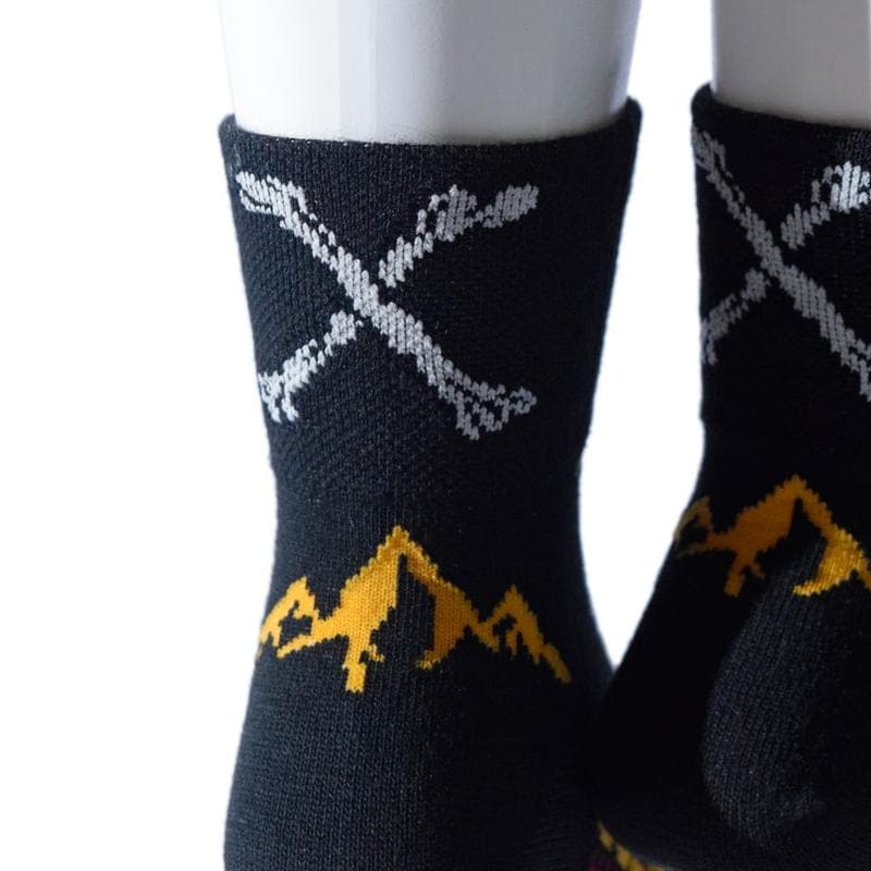 【新品・未使用】eldoreso エルドレッソ ランニングソックス 靴下 ELDORESO Scull Sox エルドレッソ ランニング 2026SS e7603916 black