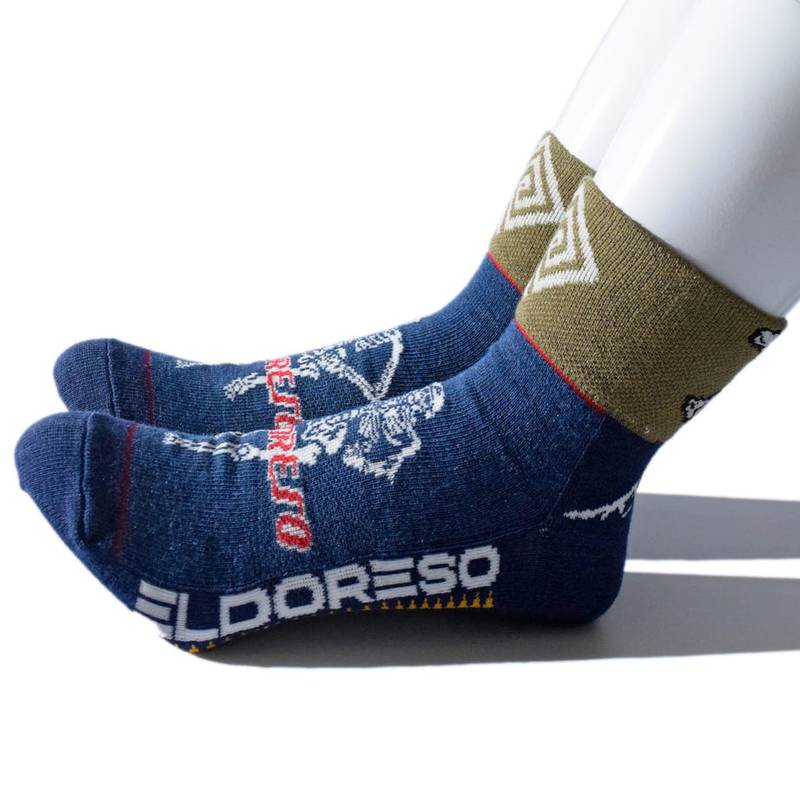 ELDORESO Scull Sox エルドレッソ ランニング 2026SS e7603916 navy