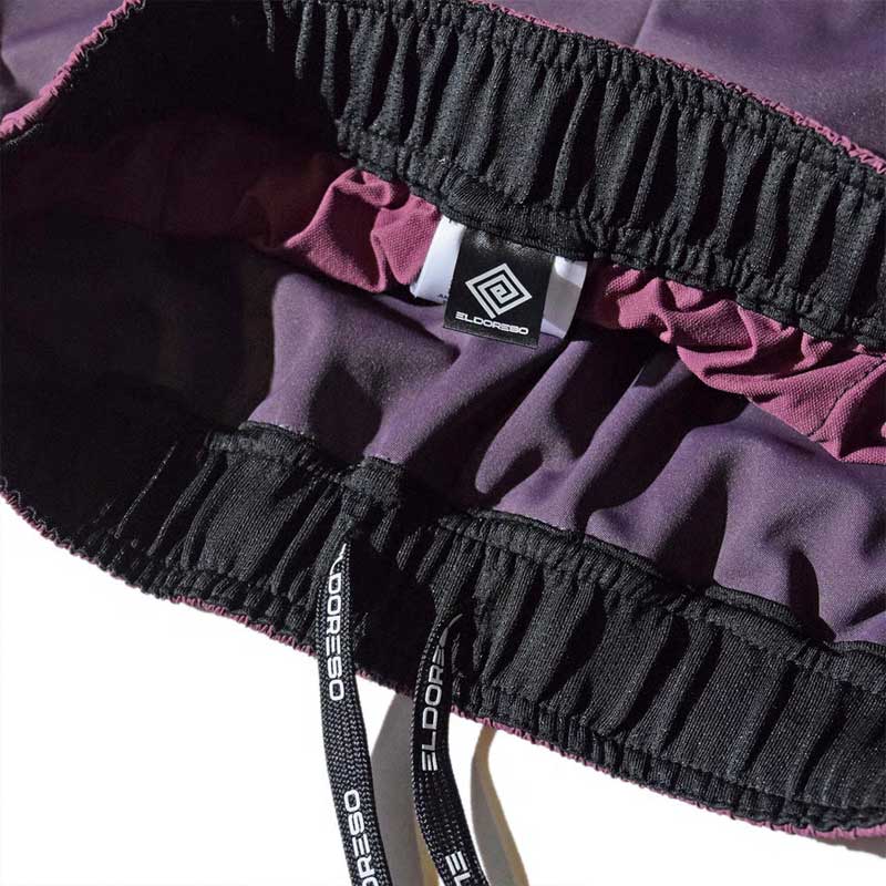 エルドレッソピンクと黒 XS ELDORESO Different before and after Shorts エルドレッソ ランニング