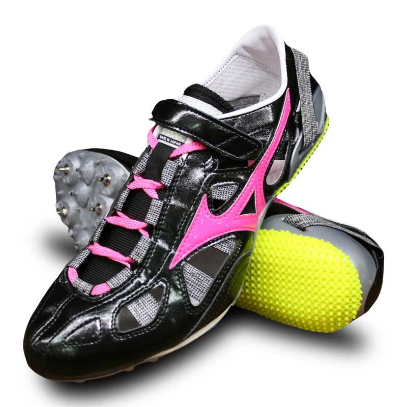 陸上スパイク インクススプリントVT ブラック/Fピンク MIZUNO