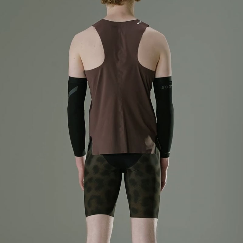 SOAR Running Mens Marathon Speed Shorts LEOPARD PRINT メンズ