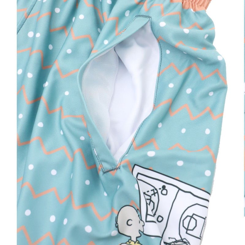 BALLLINE ボールライン スヌーピー PEANUTS 昇華バギーパンツ バスパン