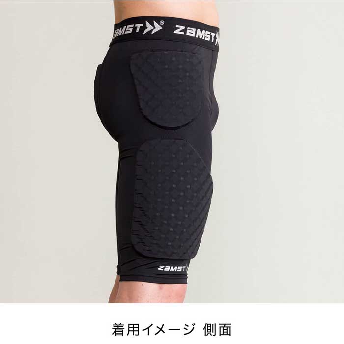 バスケ スパッツ 河村勇輝選手や富樫勇樹選手が着用 ザムスト BRAVE-PAD SHORTS 公式戦ルールに対応 衝撃吸収