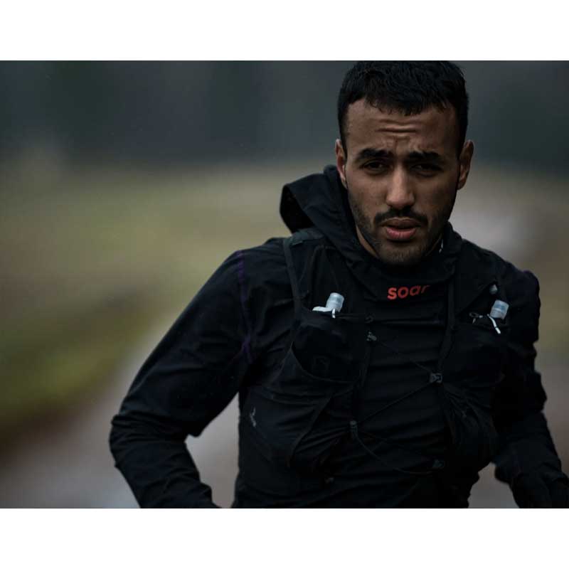 SOAR Running Mens HOODED WOOLTECH TOP AW26SLS7M Navy メンズ