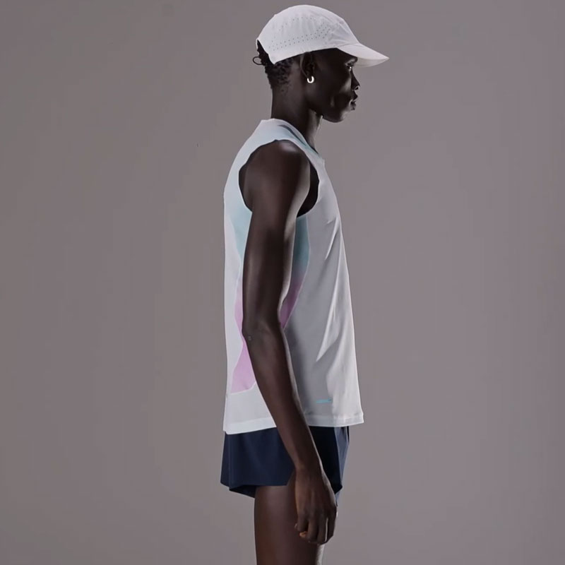 SOAR Running SINGLET ���˥� 2026SS sv2m white blue(ss26sv2mwhiblu)