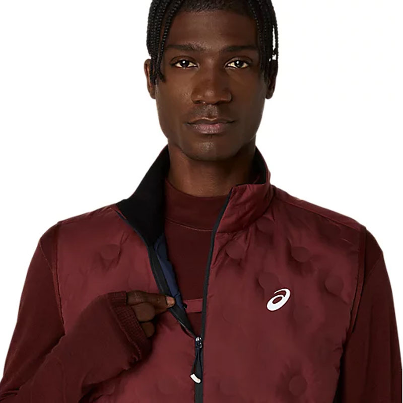 アシックス ランニングウェア ROADランニングウィンターベスト メンズ アシックス ロード ウィンターベスト ROAD WINTER VEST 厚手 メンズ