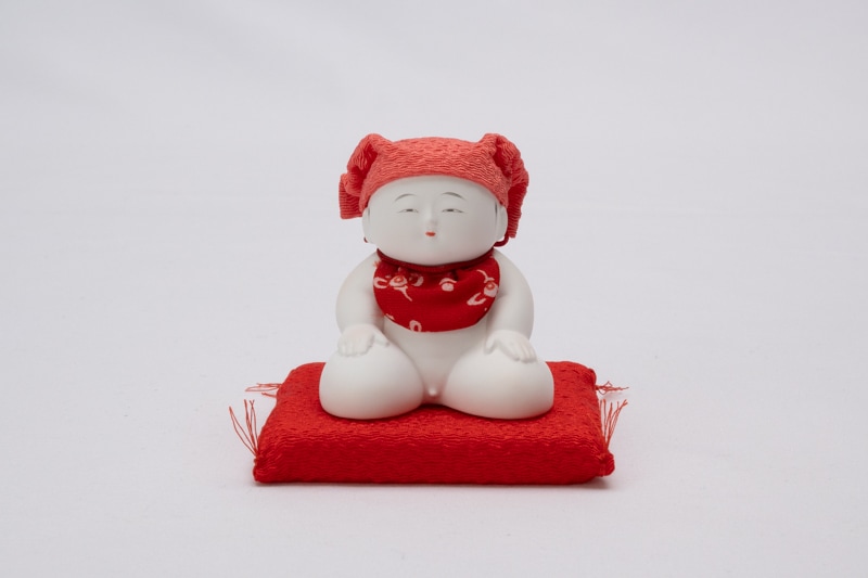 豆御所人形桃色の頭巾 | ちいさな幸せ | ひな人形、五月人形の幸一光