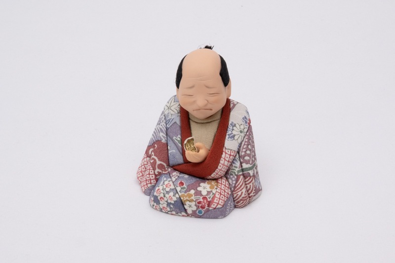 文七元結寄せ柄（江戸らくご人形）