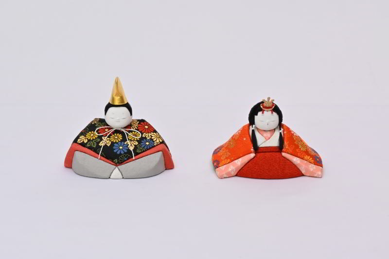 ゆかり親王飾り（錦黒）（親王飾り）