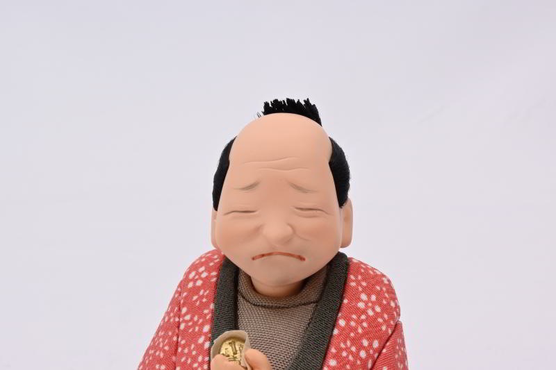 文七元結小梅散し（江戸らくご人形）