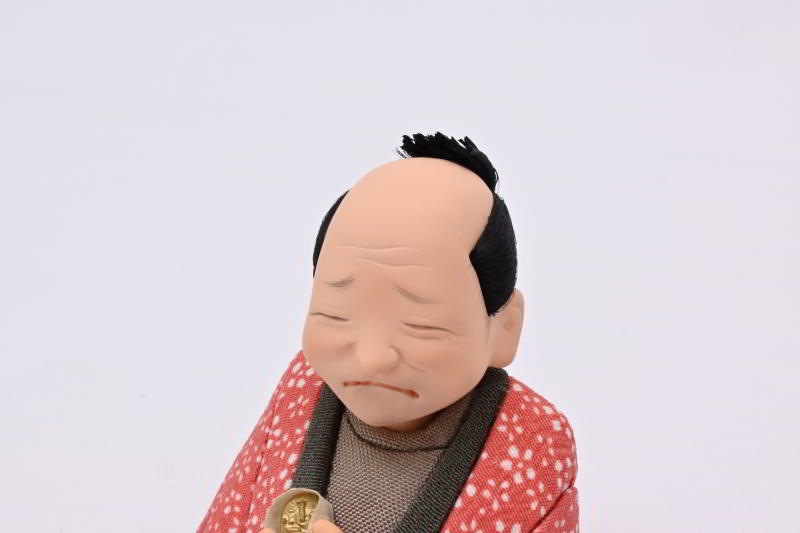 文七元結小梅散し（江戸らくご人形）